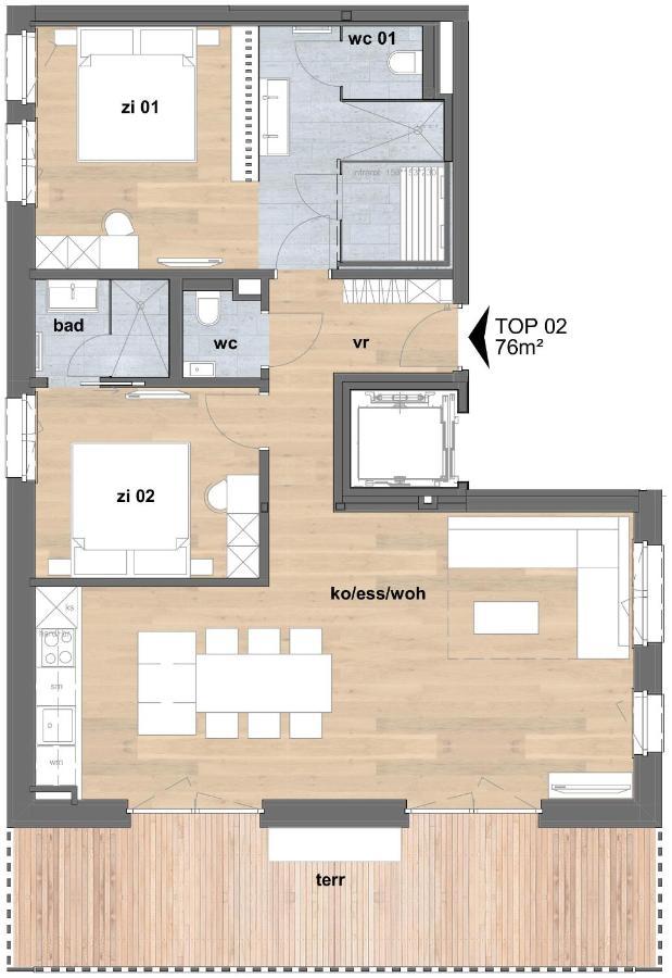 Apartmenthaus A24 쉬룬즈 외부 사진